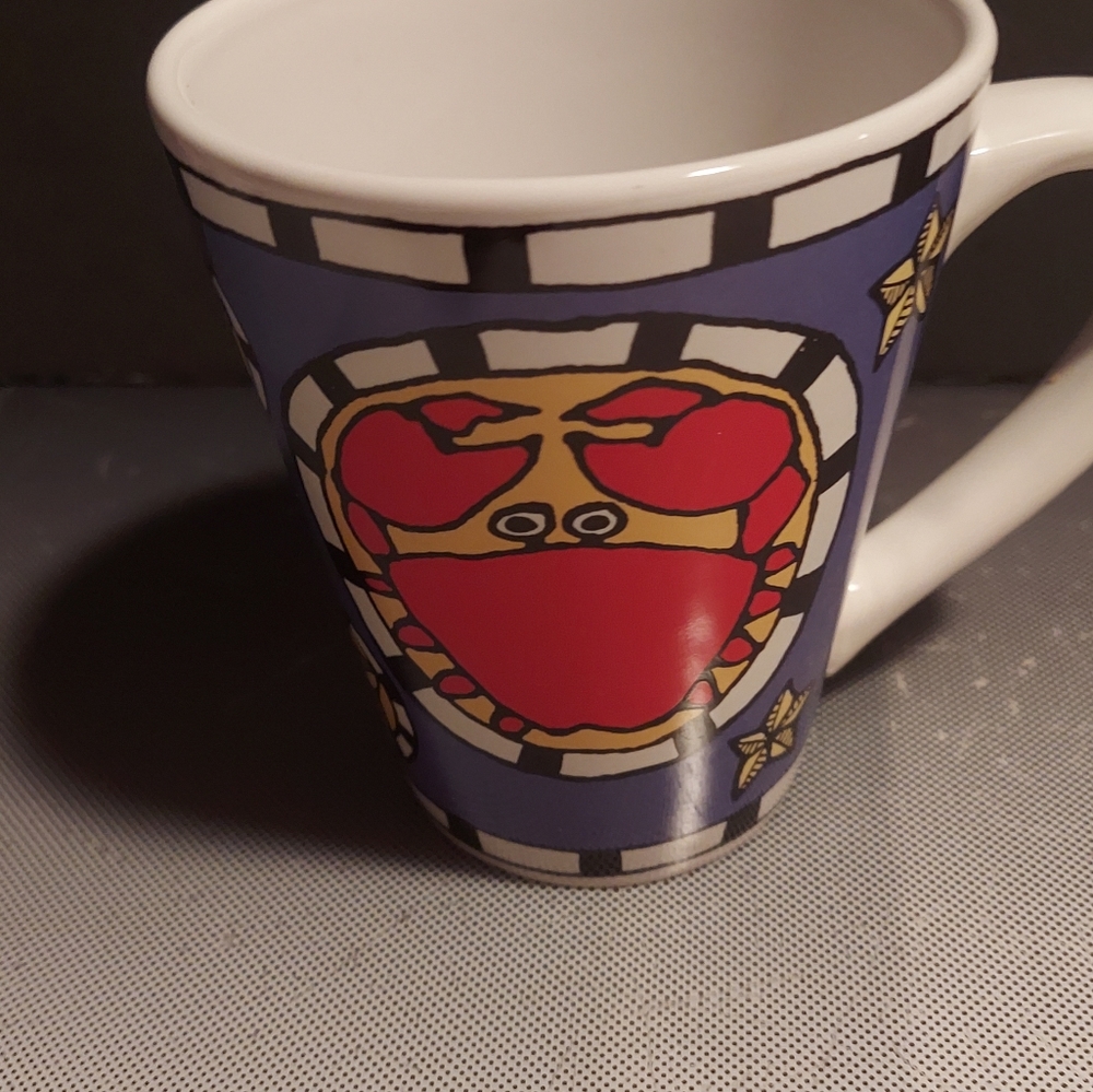 Seattle crab and lobster coffee tea mug 4.5in x 3.75in